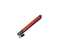 Protection - Coupe-circuit (rack-montable) - entrée : IEC 60320 C14 - connecteurs de sortie : 8 (CEE 7/4) - 1U - 19" - 2 m cordon - Allemagne -