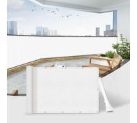 Protection de balcon 90x800m - Protection anti-vue blanche, imperméable et avec protection UV