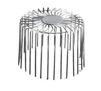 Protection de canalisation de grenier en acier inoxydable - Amortisseur de feuilles - Anti-blocage - Pour gouttière - Capuchons de tuyau de pluie - Couvercle de drainage pour balcon extérieur