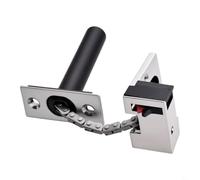 Protection de chaîne de porte dissimulée robuste pour la sécurité de la | Chaîne de porte dissimulée, protection de sécurité robuste, fermeture de porte à mortaise, anti-intrus (cuivre antique rouge)