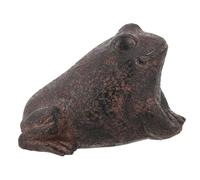 Protection de dérivation en forme de grenouille pour xtérieure | Figurine de jardin en résine Cache de sécurité pour clés Objets de valeur Bijoux et anneaux de jardin Patio et arrière-cour