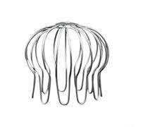 Protection de gouttière pour bouchon de tuyau de pluie en fil galvanisé pour drainage de sol, balcon et toit pour éviter les bouchons de vidange (90-100 mm)