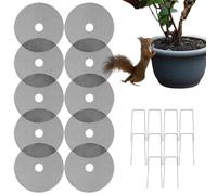 Protection De La Terre Pour 10 Pièces De Grille De Protection En Maille | Protecteurs De D'Intérieur Contre Les Animaux Pour Chats Animaux De Compagnie Écureuils