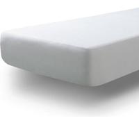 Protection de matelas imperméable Unyqoos® 105x190 cm – Molleton 100% coton, très absorbant, membrane en polyéthylène (barrière anti-acariens), bord élastique, lavable à 95°C, Oeko-Tex 100