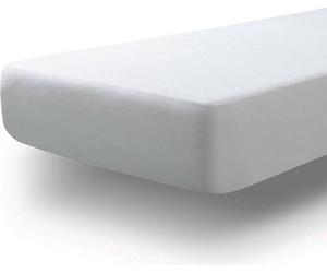 Protection de matelas imperméable Unyqoos® 105x190 cm – Molleton 100% coton, très absorbant, membrane en polyéthylène (barrière anti-acariens), bord élastique, lavable à 95°C, Oeko-Tex 100