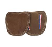 Protection de pied de soudure en cuir de vache pour usage industriel avec ajustement profilé pour envelopper les bottes de travail standard et les systèmes de lacets (couleur aléatoire)