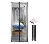 Protection de porte moustiquaire pour porche balcon à fermeture automatique | Porte moustiquaire magnétique robuste pour porte de jardin, maison, appartement, balcon, porche, garage, terrasse