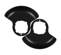 Protection de Tondeuse à Gazon en ABS 2 Pièces 12v 24v Noir | Déflecteur D’herbe, Protège Pluie, Neige et Poussière, pour Têtes de Coupe-bordures et Tondeuses