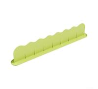 Protection d'évier en silicone conçue pour être placée le long du bord de l'évier pour capturer les éclaboussures du robinet et du pulvérisateur (vert)