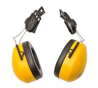Protection d'oreilles clip-on Portwest PW42 Jaune - Compatible avec les casques PW50, PW51, PW57
