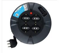 Extension Électrique Enrouleur 4 MT M 3X1 4 Prises Sortie Bip Schuko 197