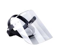 Protection Faciale Transparente Anti-chocs pour Électricien, Demi-masque | Déflecteur Anti-crachats en PC Abs, Léger et Facile à Transporter, Usage Extérieur et Marche