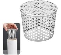 Protection Feuilles Gouttière 100mm Acier Inoxydable, Grille Anti-Feuilles pour Gouttières,Filtre Anti-Débris pour Tuyau de