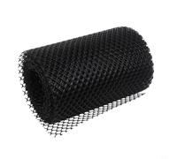 Protection Gouttière Anti-Feuille en PVC Flexible avec Crochets - Grille Protection Gouttière pour Branches et Débris - Tamis de Gouttière 15cm x 6m(18cm*8m)