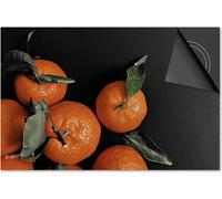 Protection induction 71x52 - plaque de recouvrement induction mat- Dietrix Protection de table de cuisson- Exclusif - Fruits et légumes - Mandarines