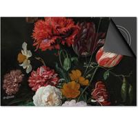 Protection induction 78x52 - plaque de recouvrement induction mat- Dietrix Protection de table de cuisson- Exclusif - Maîtres anciens - Peinture nature morte Jan Davidsz de Heem