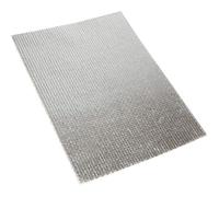 PROTECTION ISOLANTE ADHESIVE TISSU DE VERRE + ALUMINIUM PARE CHALEUR ADHESIF 150x200mm POT ECHAPPEMENT SILENCIEUX MOTO MOBYLETTE