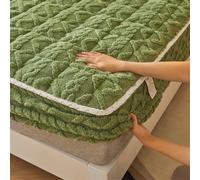 Protection Matelas 140x200 Housse de Matelas Matelassé Personnalisable Protege Matelas Alèse Draps-Housses Respirante Ultra Doux Protège/Couvre Matelas Lavable Surmatelas Jusqu'à 30cm (140x190+30cm,Gr