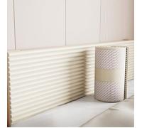 Protection murale autocollante - Anti collision et sécurité Facile à nettoyer et couper - Chambre d'enfant et salon - Beige 20cmx2m