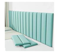 Protection Murale, Panneaux muraux capitonnés Bleu Clair - Protection Murale 3D Anti-Collision et Autocollants pour Chambres et salles de Jeux d'enfants - Lot de 8 décorations murales