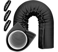 Protection Portable pour Tuyau de Climatisation - Enveloppe Isolante Triple Couche Ajustable - Diamètre 13 cm et 15 cm