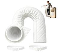 Protection Portable pour Tuyau de Climatisation, Gaine Isolation Climatiseur Enveloppe Isolante Triple Couche Climatisation Ajustable avec 2 Colliers pour Intérieur et Extérieur Diamètre 13cm et 15cm