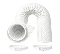Protection Portable pour Tuyau de Climatisation, Gaine Isolation Climatiseur Enveloppe Isolante Triple Couche Ajustable avec 2 Colliers pour Intérieur et Extérieur Diamètre 13cm et 15cm