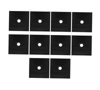 Protection pour Plaques de Cuisson 10 Pièces, Ptfe Noir | Résistant à Haute Température, Épaisseur Pratique, Anti-huile et Anti-graisse, Lot