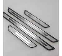 Protection Seuil de Porte Voiture pour Ford Ranger Wildtrak 2023 2024, Bande Décorative Anti-Usure de Seuil Matériau en Acier Inoxydable, 4Pcs,Silver