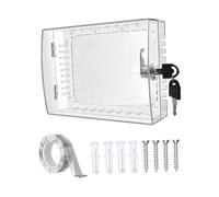 Protection Thermostat Avec Kit De Montage | tout inclus : clé, vis, chevilles, ruban adhésif, transparent, ventilation