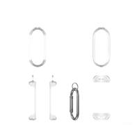 Protection transparente pour Plaud pour Notepin AI - Coque rigide légère avec finition anti-rayures - Housse de transport portable pour enregistreur audio 6,2 x 2,4 cm (transparent)