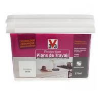 Protection - V33 - Incolore Satin - 375mL - Résistance aux taches - Pour plan de travail