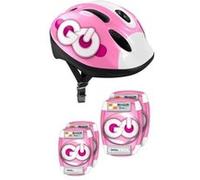 Protections roller - SKIDS CONTROL - Casque / Coudieres / Genouilleres - Rose