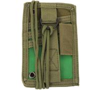 Protège-badge Multifonction Portable en Tissu Oxford Vert pour Cartes | Pochette Fine et Légère, Résistance à L’usure, Rangement Sécurisé, Usage Bureau et Enseignants