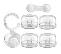 Protège-boutons de Sécurité pour Cuisinière 5 verrous de sécurité | Caches Anti-enfant pour les Boutons du Four Pour cuisinière, four, appareil, brûleur, cuisine,