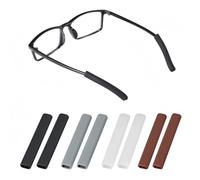 Protege Branche Lunette, 4 Paires branches antidérapantes en silicone pour branches de lunettes Manchon Silicone pour lunettes de lecture, lunettes de soleil, lunettes de sport