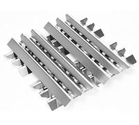Protège-brûleur - Acier inoxydable - 40 x 15,2 cm - Bouclier thermique - Lot de 4 - Pour barbecue à gaz Broil King