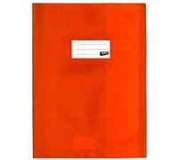 Protège-cahier 24 x 32 cm grand cahier plastique orange