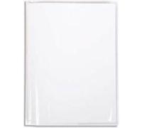 Protège-cahiers cristal PVC 12/100ème A4 - Incolore