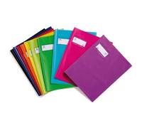 Protège-cahier A4 - Standard - Violet - PVC - 21x29.7 cm - Épaisseur 12/100ème