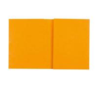 Protège cahier carte lustrée 265g - 24x32 cm - Jaune