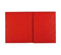 Protège cahier carte lustrée 265g - 24x32 cm - Rouge