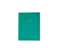 Calligraphe Protège-cahiers Grain cuir PVC 22/100ème 24 x 32 cm Vert