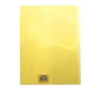 Calligraphe Protège-cahier Cristalux PVC A4 22/100ème Transparent Jaune