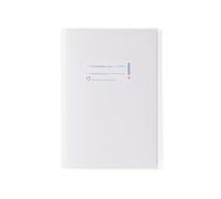 Herma Protège-cahier 7420 A5 en PP, blanc opaque, structure velours