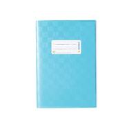 Protège-cahier, A5, en PP, bleu clair opaque