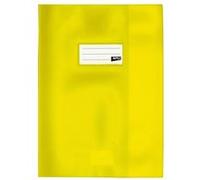 Protège-cahier PVC - APLI - Jaune Opaque - 19/100ème - 24 x 32 cm - Mixte