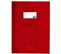 Protège-Cahier Opaque Rouge En Pvc ? Format 21x29,7 Cm ? Épaisseur 19/100ème ? Grain Cuir