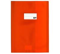 APLI 101616 - Lot de 10 Protège-cahiers PVC 19/100ème 24 x 32 cm Opaque Orange