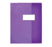 ELBA Protège-cahier PVC 150 Strong Line 17x22 cm Marque-page Translucide violet